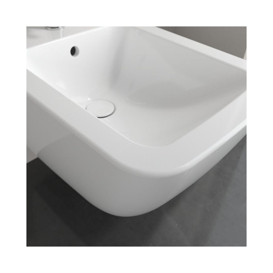 Villeroy & Boch 441100R1 - Bidé mural VENTICELLO cerámica/blanco