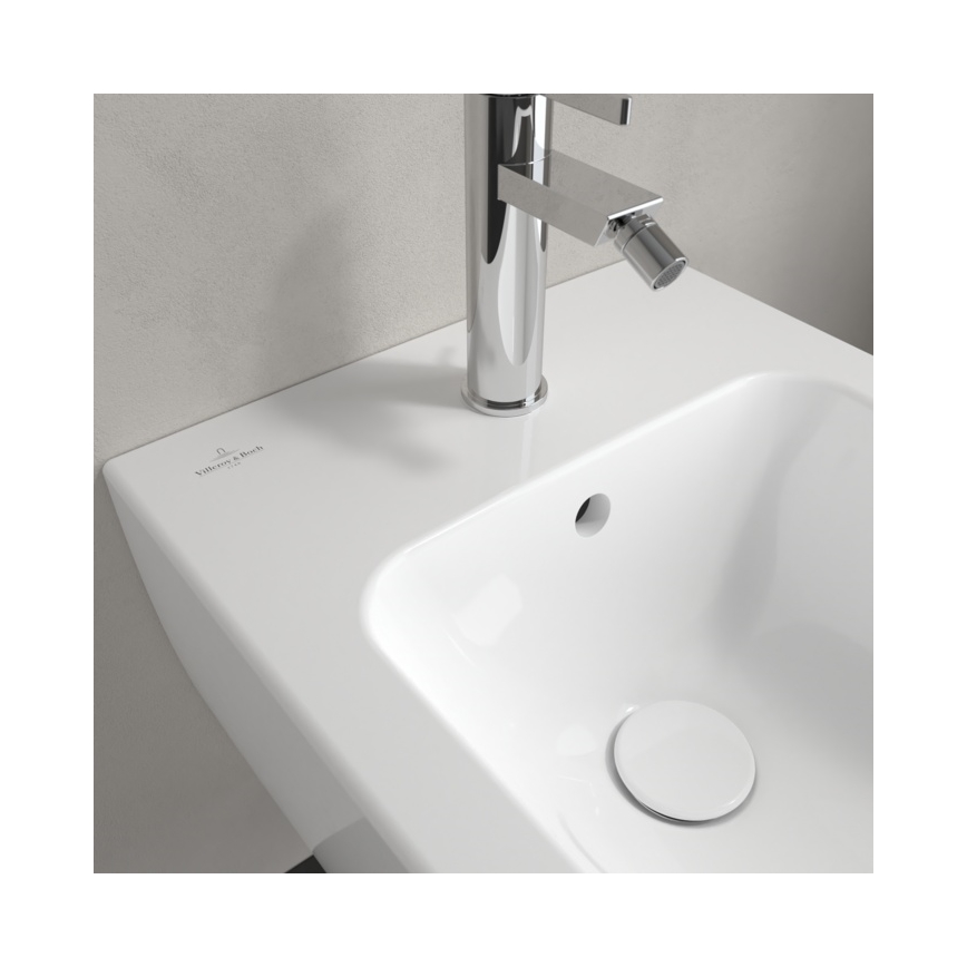 Villeroy & Boch 441100R1 - Bidé mural VENTICELLO cerámica/blanco