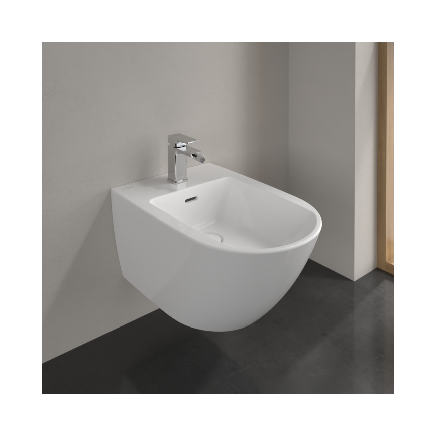 Villeroy & Boch 44700001 - Bidé mural SUBWAY 3.0 cerámica/blanco