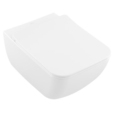 Villeroy & Boch 4611RL01 - Inodoro suspendido con asiento SoftClose VENTICELLO, cerámica/blanco