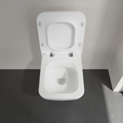 Villeroy & Boch 4611RL01 - Inodoro suspendido con asiento SoftClose VENTICELLO, cerámica/blanco