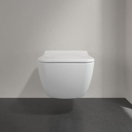 Villeroy & Boch 4611RS01 - Inodoro suspendido con asiento SoftClose VENTICELLO cerámica/blanco