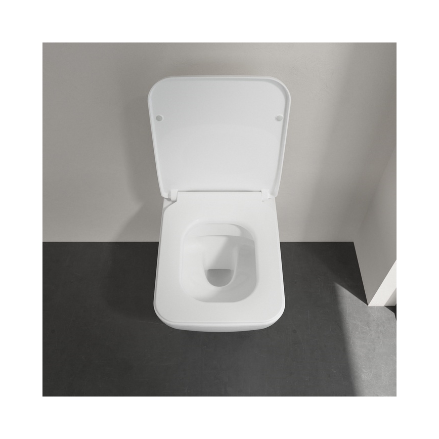 Villeroy & Boch 4611RS01 - Inodoro suspendido con asiento SoftClose VENTICELLO cerámica/blanco