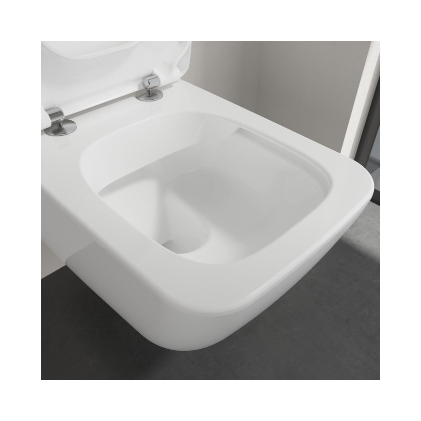 Villeroy & Boch 4611RS01 - Inodoro suspendido con asiento SoftClose VENTICELLO cerámica/blanco