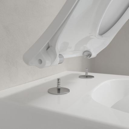 Villeroy & Boch 4611RS01 - Inodoro suspendido con asiento SoftClose VENTICELLO cerámica/blanco