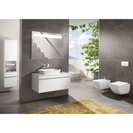 Villeroy & Boch 4611RS01 - Inodoro suspendido con asiento SoftClose VENTICELLO cerámica/blanco