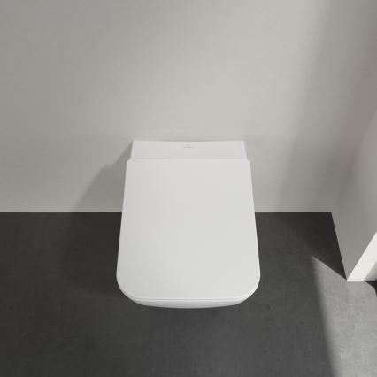 Villeroy & Boch 4611RSR1 - Inodoro suspendido con asiento SoftClose VENTICELLO cerámica/blanco