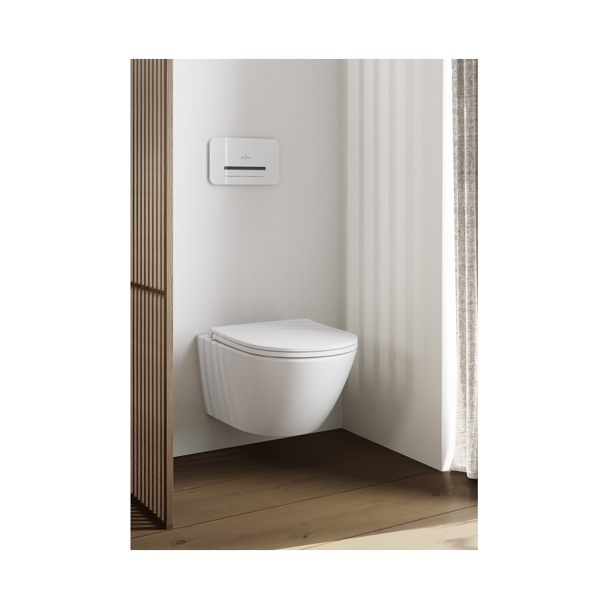 Villeroy & Boch 4670T0R1 - Inodoro suspendido SUBWAY 3.0 cerámica/blanco