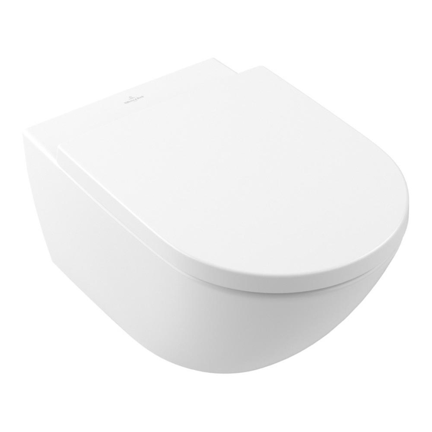 Villeroy & Boch 4670T0RW - Inodoro suspendido SUBWAY 3.0 cerámica/blanco