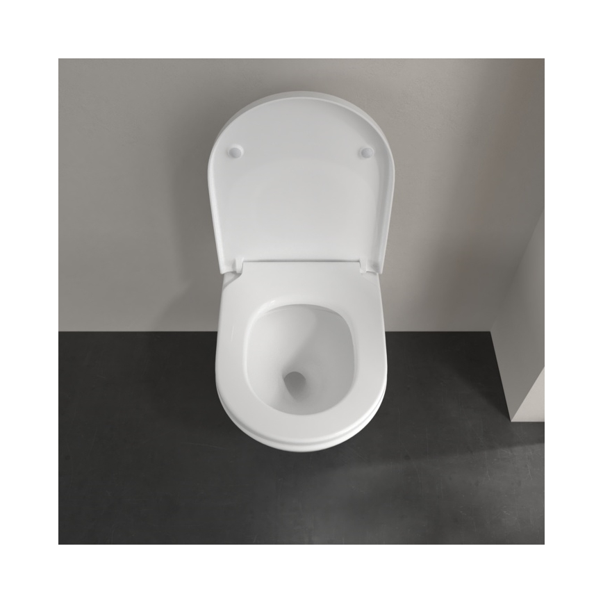 Villeroy & Boch 4670T0RW - Inodoro suspendido SUBWAY 3.0 cerámica/blanco
