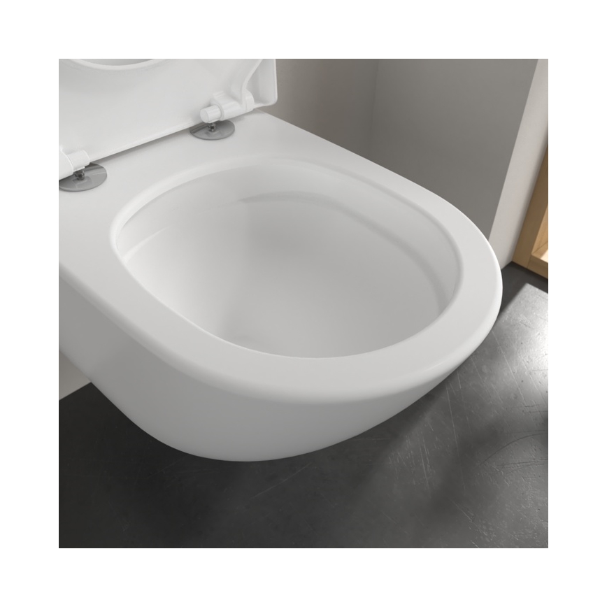 Villeroy & Boch 4670T0RW - Inodoro suspendido SUBWAY 3.0 cerámica/blanco