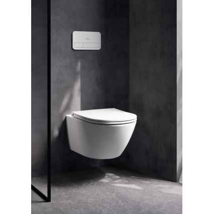 Villeroy & Boch 4670T0RW - Inodoro suspendido SUBWAY 3.0 cerámica/blanco