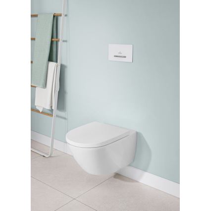 Villeroy & Boch 4670T0T2 - Inodoro suspendido SUBWAY 3.0 cerámica/blanco