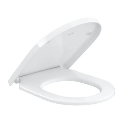 Villeroy & Boch 4670TS01 - Inodoro suspendido SUBWAY 3.0 con asiento SoftClose, cerámica/blanco