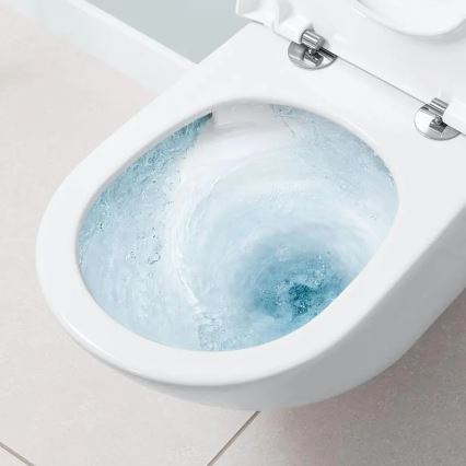 Villeroy & Boch 4670TS01 - Inodoro suspendido SUBWAY 3.0 con asiento SoftClose, cerámica/blanco