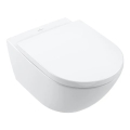 Villeroy & Boch 4670TS01 - Inodoro suspendido SUBWAY 3.0 con asiento SoftClose, cerámica/blanco