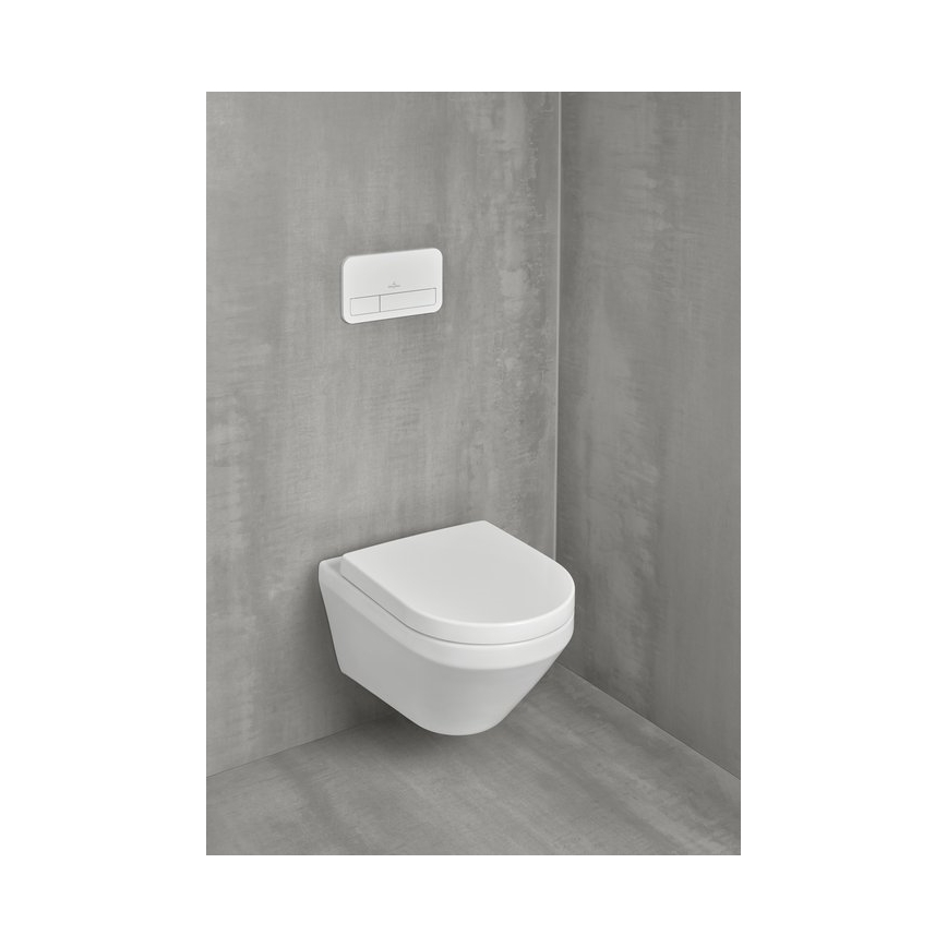 Villeroy & Boch 4694CL01 - Inodoro suspendido con asiento SoftClose ARCHITECTURA cerámica/blanco