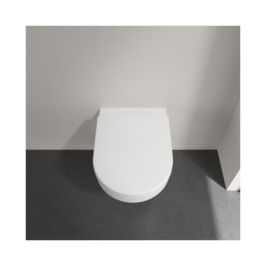Villeroy & Boch 4694HR01 - Inodoro suspendido con asiento SoftClose ARCHITECTURA cerámica/blanco