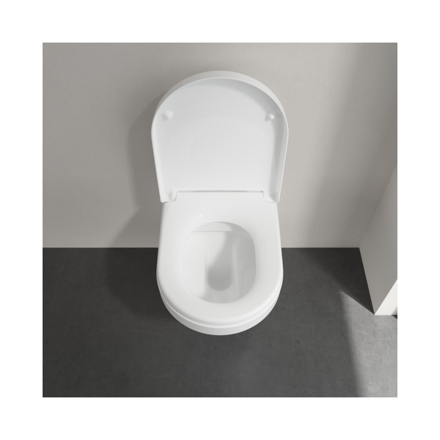 Villeroy & Boch 4694HR01 - Inodoro suspendido con asiento SoftClose ARCHITECTURA cerámica/blanco