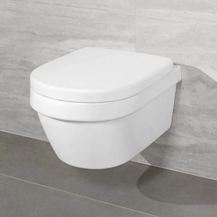 Villeroy & Boch 4694HRR1 - Inodoro suspendido con asiento SoftClose ARCHITECTURA cerámica/blanco