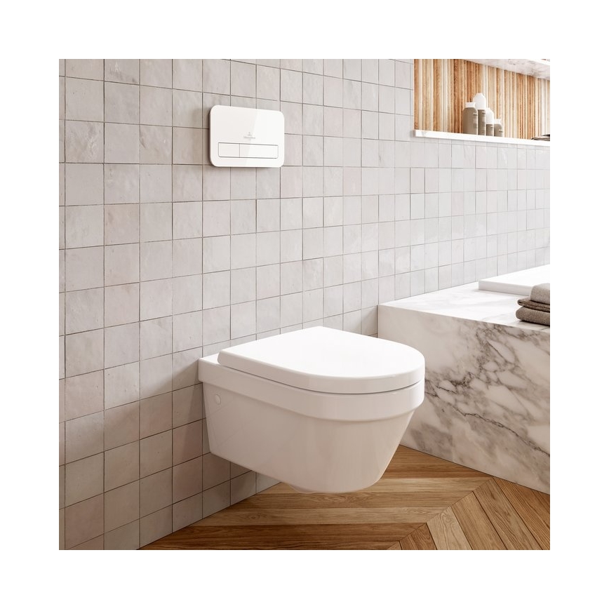 Villeroy & Boch 4694R001 - Inodoro suspendido ARCHITECTURA de cerámica blanca