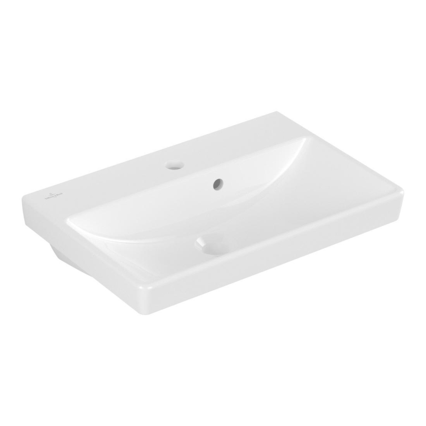 Villeroy & Boch 4A005501 - Lavabo suspendido AVENTO 55x37 cm cerámica/blanco