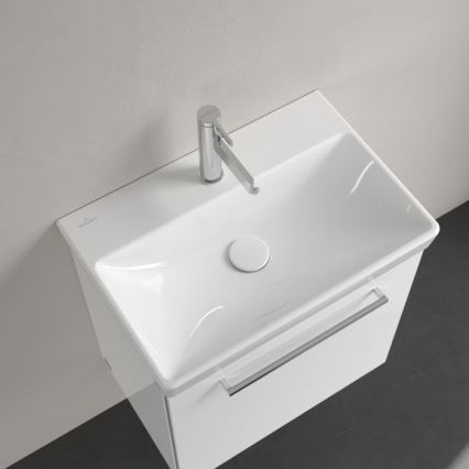 Villeroy & Boch 4A005501 - Lavabo suspendido AVENTO 55x37 cm cerámica/blanco