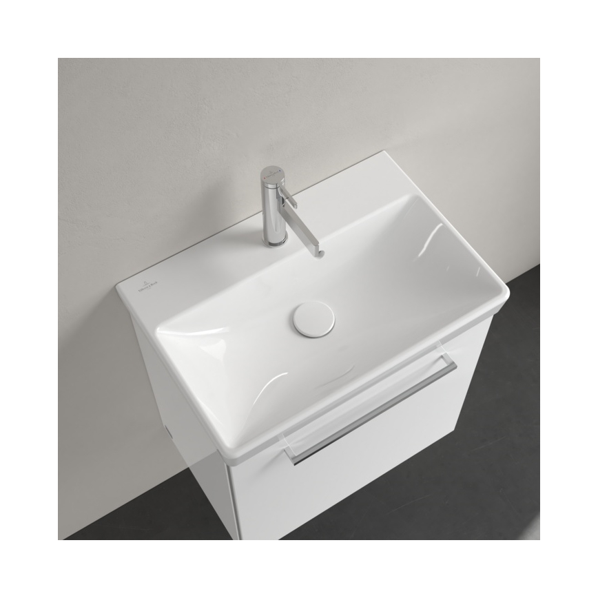 Villeroy & Boch 4A005501 - Lavabo suspendido AVENTO 55x37 cm cerámica/blanco