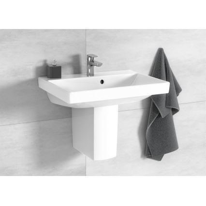 Villeroy & Boch 4A005501 - Lavabo suspendido AVENTO 55x37 cm cerámica/blanco