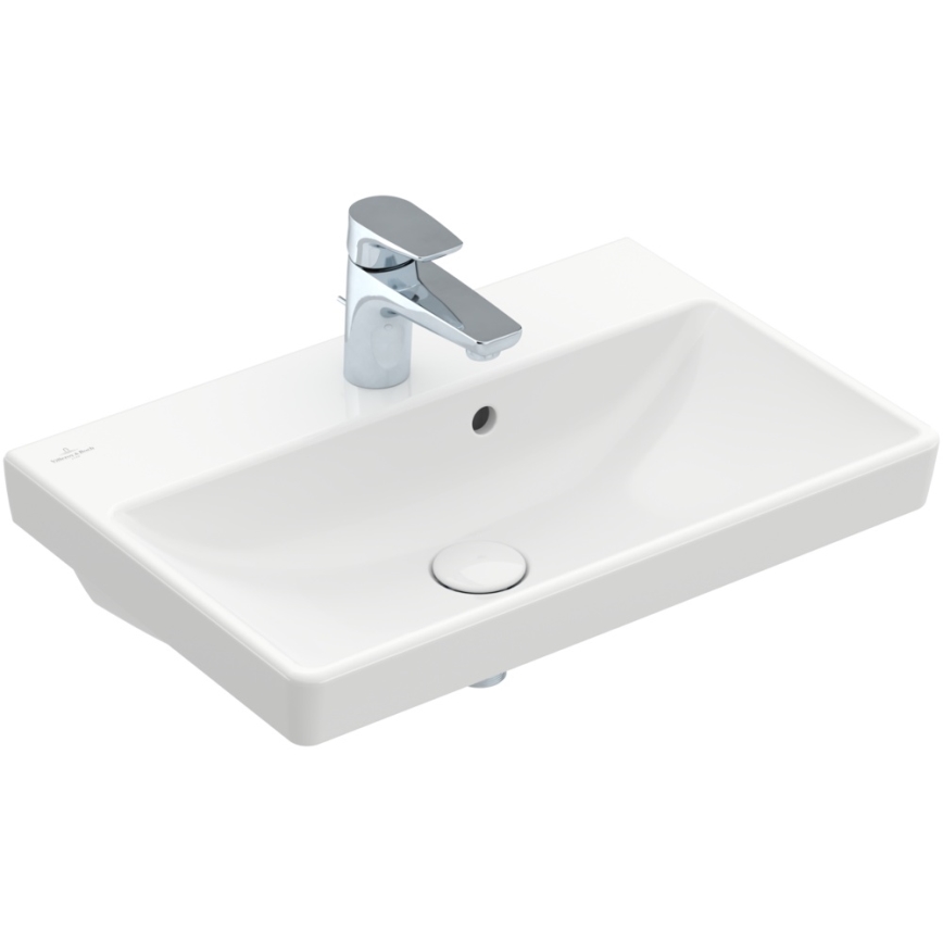 Villeroy & Boch 4A005501 - Lavabo suspendido AVENTO 55x37 cm cerámica/blanco