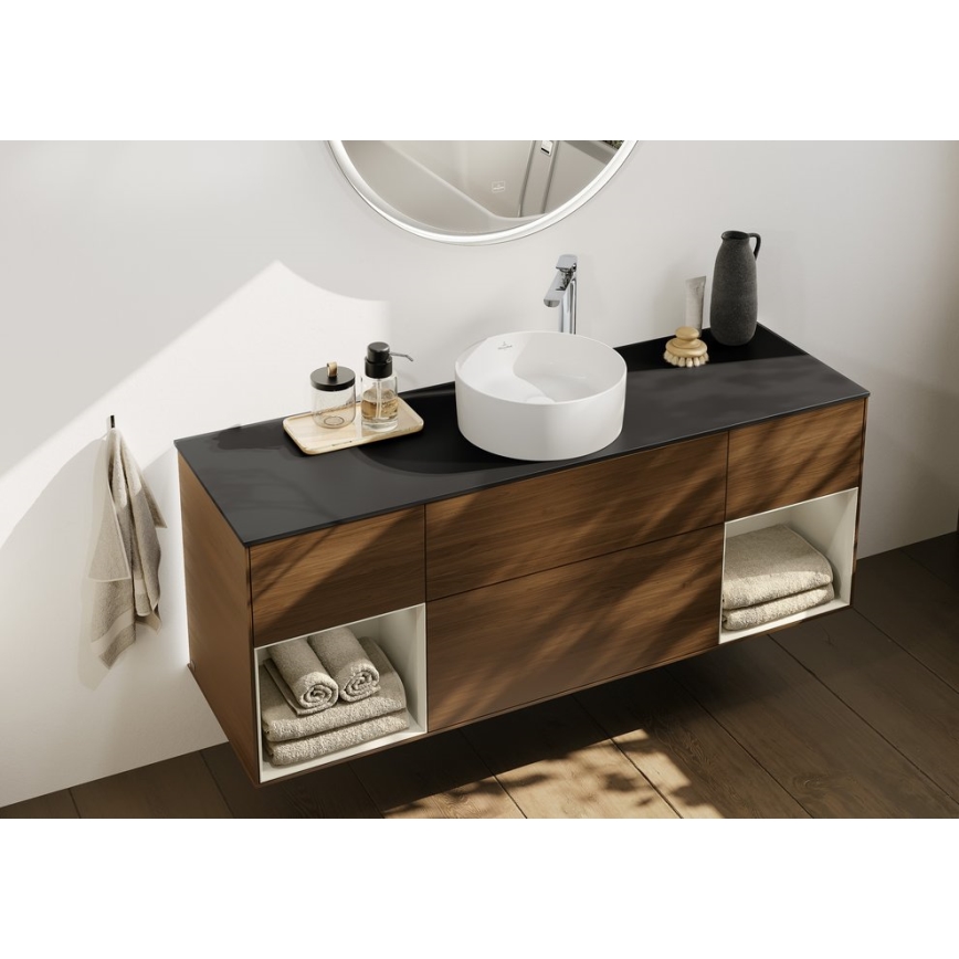 Villeroy & Boch 4A184001 - Lavabo sobre encimera COLLARO Ø 40 cm cerámica/blanco