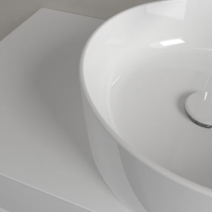Villeroy & Boch 4A184001 - Lavabo sobre encimera COLLARO Ø 40 cm cerámica/blanco
