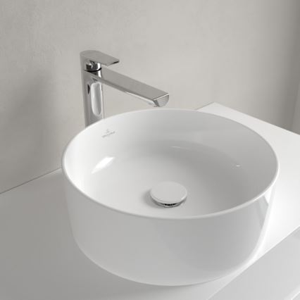 Villeroy & Boch 4A1840R1 - Lavabo de encimera COLLARO Ø 40 cm cerámica/blanco