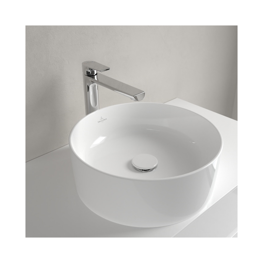 Villeroy & Boch 4A1840R1 - Lavabo de encimera COLLARO Ø 40 cm cerámica/blanco