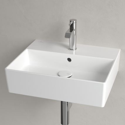 Villeroy & Boch 4A225G01 - Lavabo suspendido/para encimera MEMENTO 50x42cm cerámica/blanco