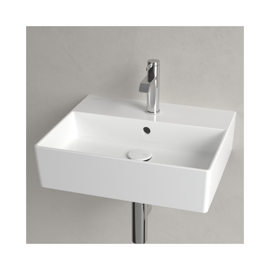 Villeroy & Boch 4A225G01 - Lavabo suspendido/para encimera MEMENTO 50x42cm cerámica/blanco