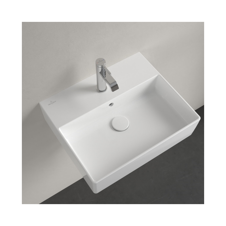 Villeroy & Boch 4A225G01 - Lavabo suspendido/para encimera MEMENTO 50x42cm cerámica/blanco