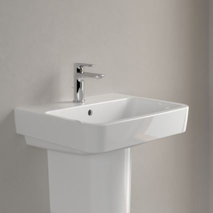 Villeroy & Boch 4A415501 - Lavabo mural O.NOVO 55 x 46 cm cerámica/blanco