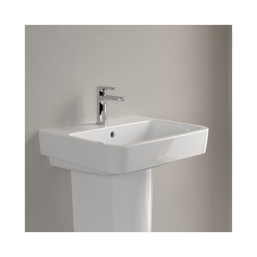 Villeroy & Boch 4A415501 - Lavabo mural O.NOVO 55 x 46 cm cerámica/blanco