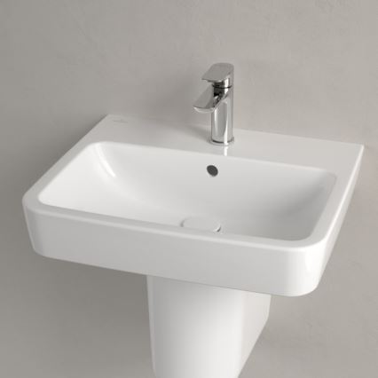 Villeroy & Boch 4A415501 - Lavabo mural O.NOVO 55 x 46 cm cerámica/blanco