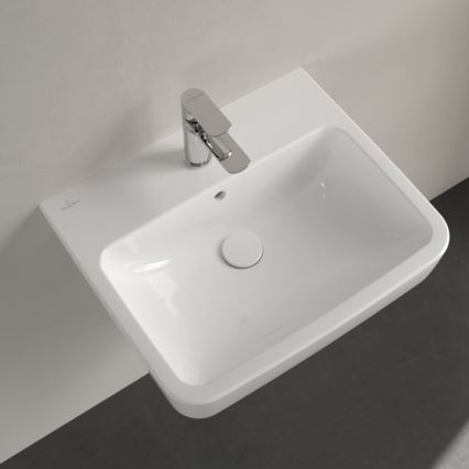Villeroy & Boch 4A415501 - Lavabo mural O.NOVO 55 x 46 cm cerámica/blanco