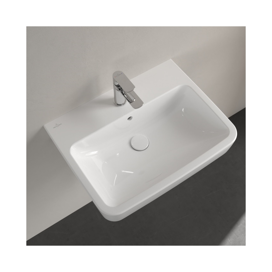 Villeroy & Boch 4A416G01 - Lavabo mural O.NOVO 60x46 cm cerámica/blanco