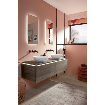 Villeroy & Boch 4A450001 - Lavabo sobre encimera LOOP&FRIENDS, Ø 38 cm, cerámica/blanco