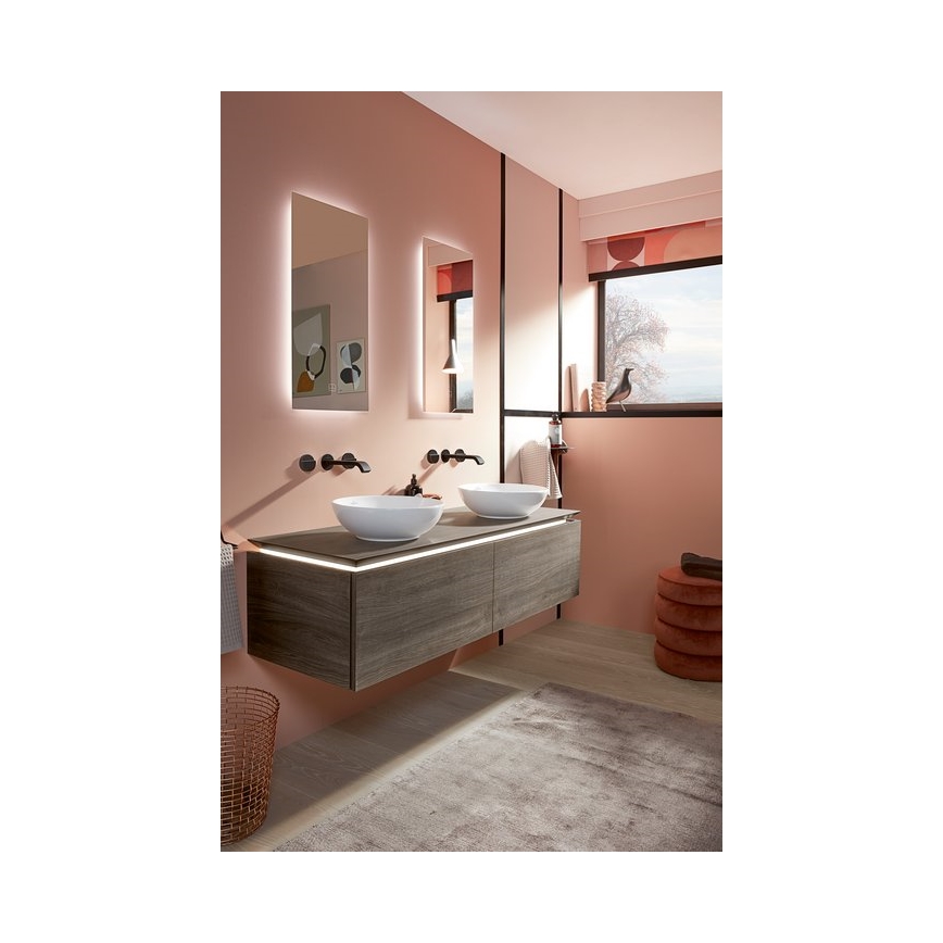Villeroy & Boch 4A450001 - Lavabo sobre encimera LOOP&FRIENDS, Ø 38 cm, cerámica/blanco