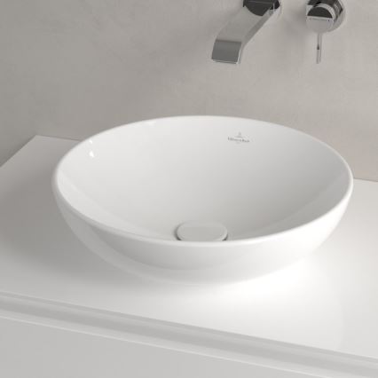 Villeroy & Boch 4A460001 - Lavabo de encimera LOOP&FRIENDS Ø 42 cm cerámica/blanco