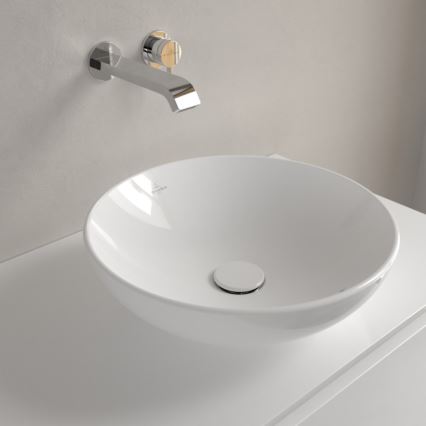 Villeroy & Boch 4A460001 - Lavabo de encimera LOOP&FRIENDS Ø 42 cm cerámica/blanco