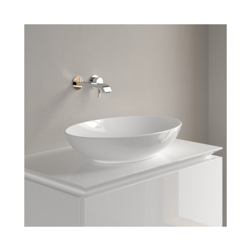 Villeroy & Boch 4A470001 - Lavabo sobre encimera LOOP&FRIENDS 56x38 cm cerámica/blanco