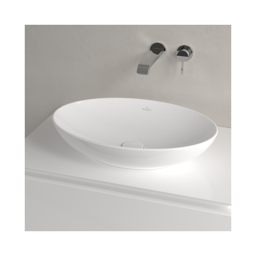 Villeroy & Boch 4A470001 - Lavabo sobre encimera LOOP&FRIENDS 56x38 cm cerámica/blanco