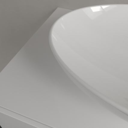 Villeroy & Boch 4A470001 - Lavabo sobre encimera LOOP&FRIENDS 56x38 cm cerámica/blanco