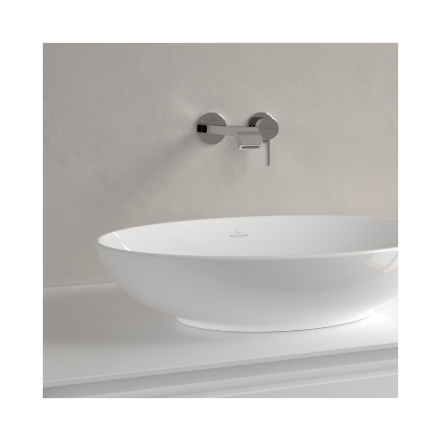 Villeroy & Boch 4A4700R1 - Lavabo sobre encimera LOOP&FRIENDS 56x38 cm cerámica/blanco